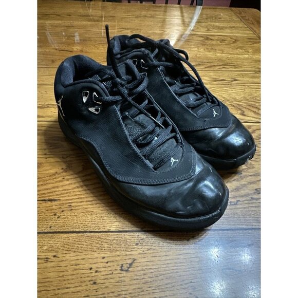 Rare NIKE JORDAN TEAM REIGN XXIX.II LOW Black/Silver 332124-001 Size 8 - Picture 1 of 8